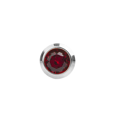 STUDEX Plus Stainless Steel Bezel – January Garnet - Dozen Pack