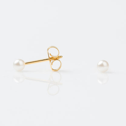 Studex Sensitive Gold Plated 3mm White Pearl