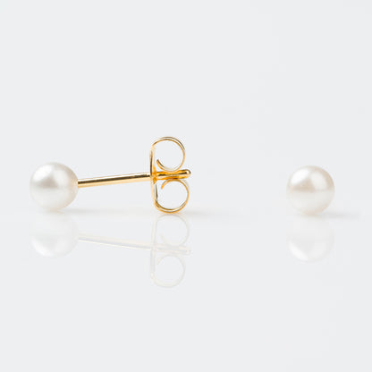 Studex Sensitive Gold Plated 4mm White Pearl