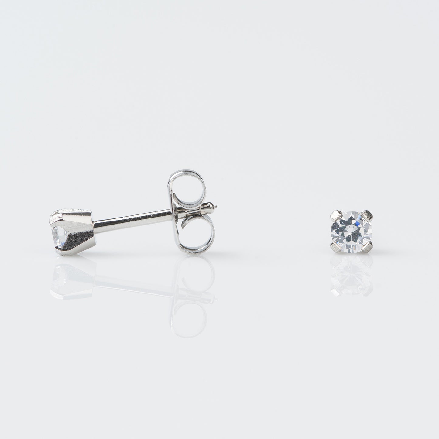 Studex Sensitive Stainless Steel Tiff. 3mm Cubic Zirconia