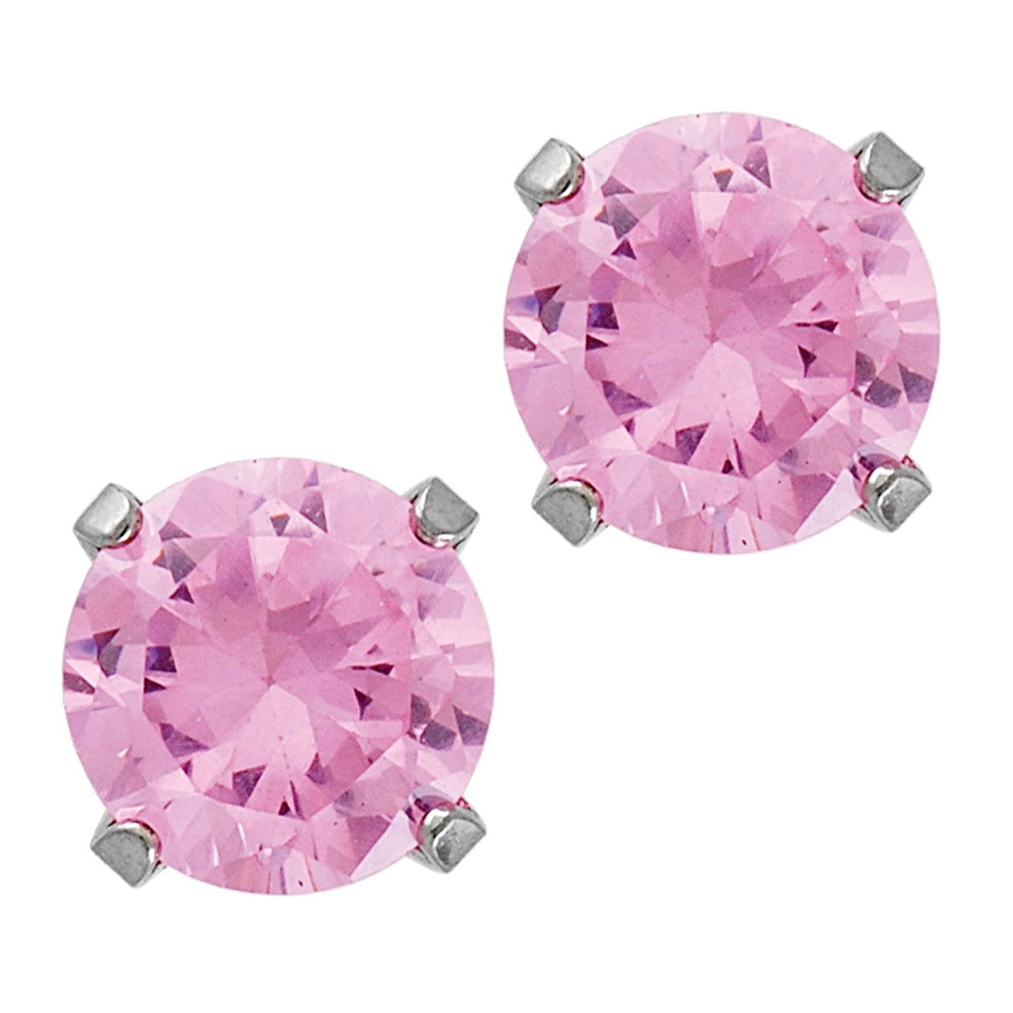 Studex Sensitive Stainless Steel Tiff. 5mm Pink Cubic Zirconia