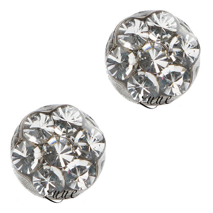 Studex Plus Large 5mm Stainless Steel Daisy April Crystal Ear Piercing Earrings