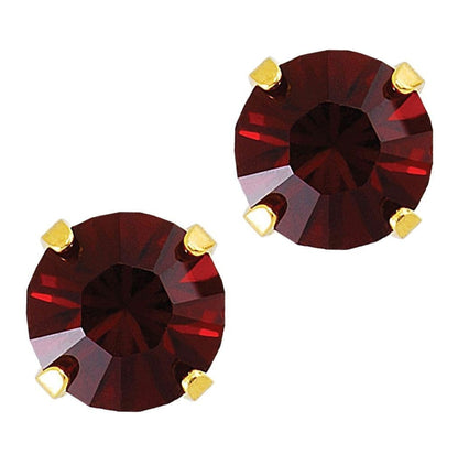 Studex Sensitive Gold Plated Tiff. 5mm – January Garnet