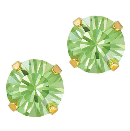 Studex Sensitive Gold Plated Tiff. 5mm – August Peridot