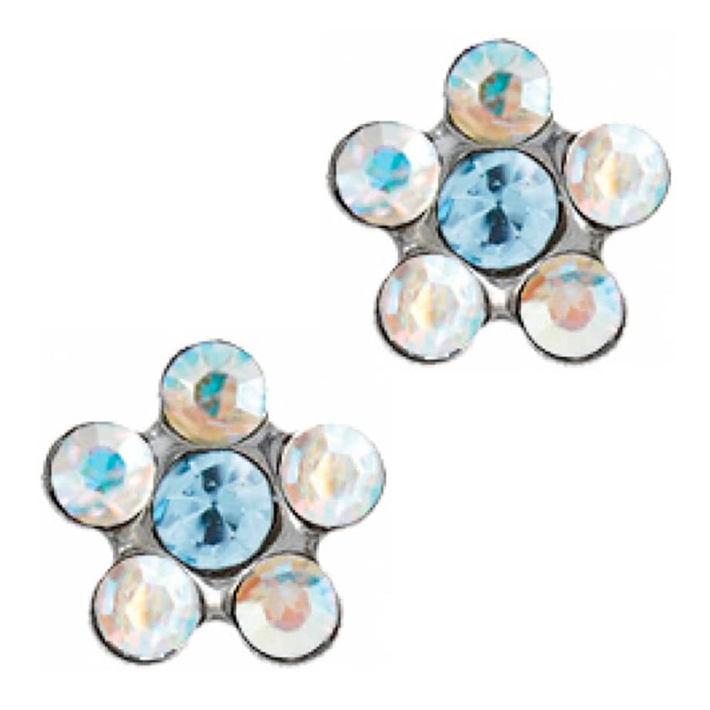 Studex Sensitive Stainless Steel Daisy AB Crystal – Aquamarine