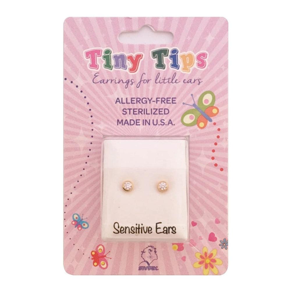 Tiny sales tips earrings